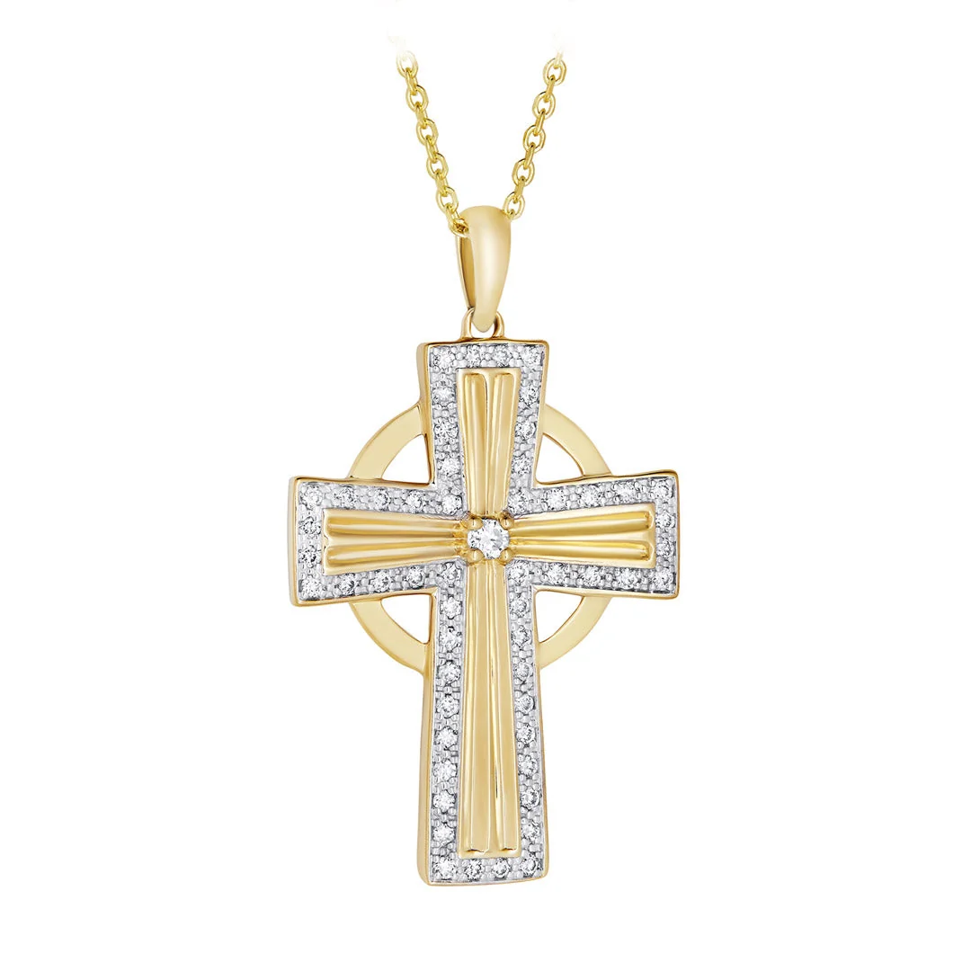 Gold Celtic Crosses