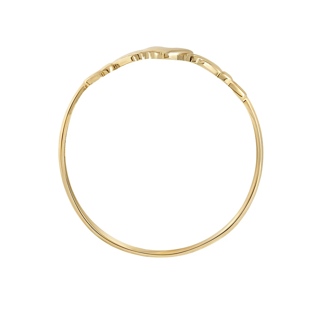 Gold Mini Claddagh Ring - Image 5