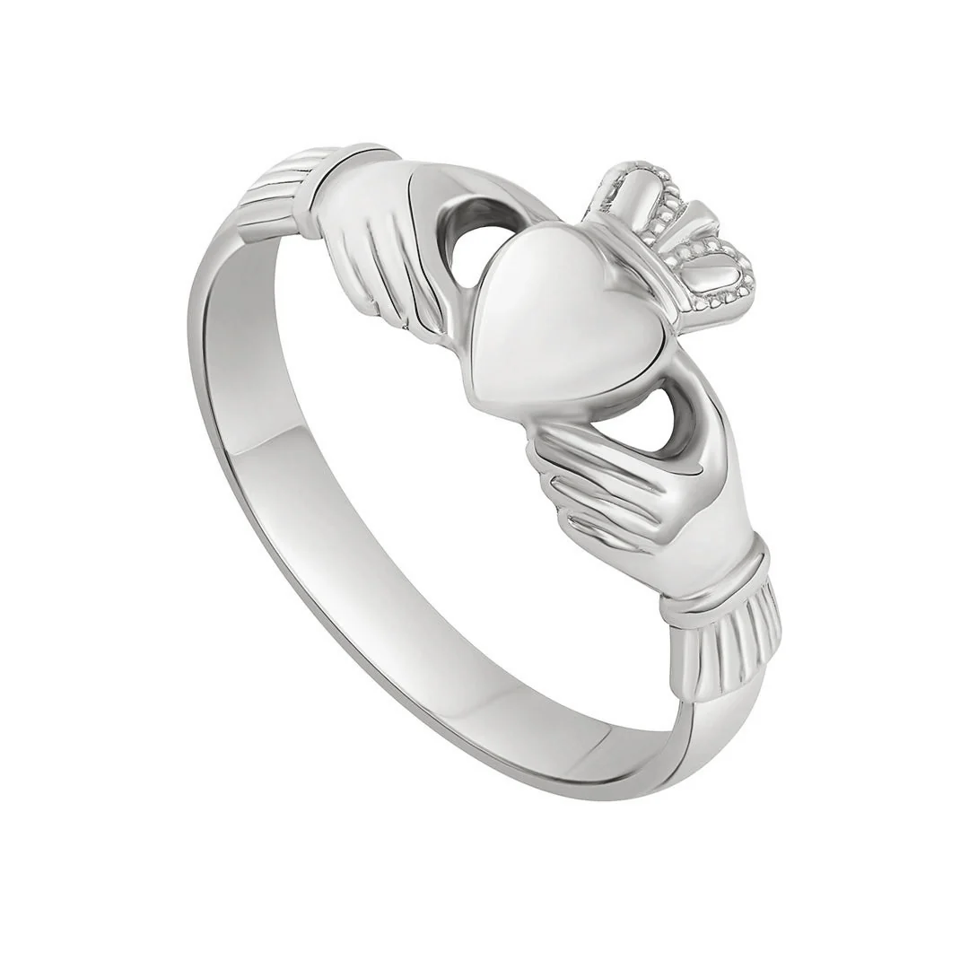 Silver Ladies Claddagh Ring
